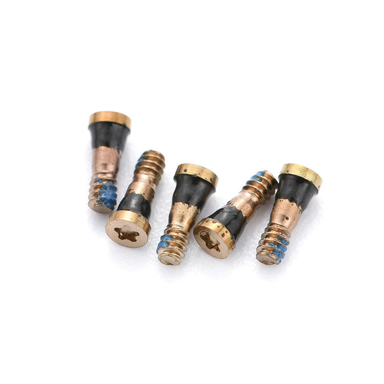 M1.2 messinki täyttöpää Torx Mini Lukitusruuvi
