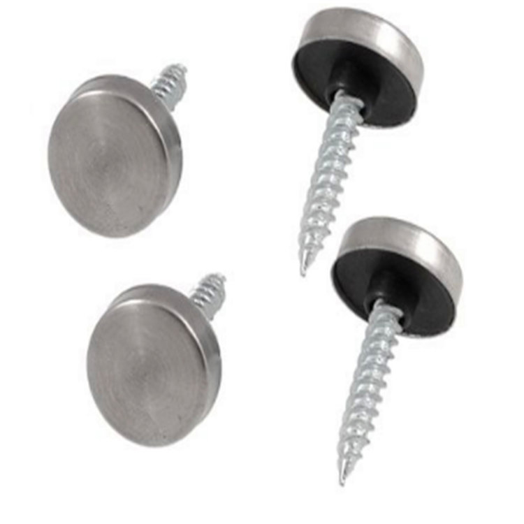 Ruostumattomasta teräksestä valmistettu 316 14mm 16mm litteäpäinen kuppipeiliruuvi