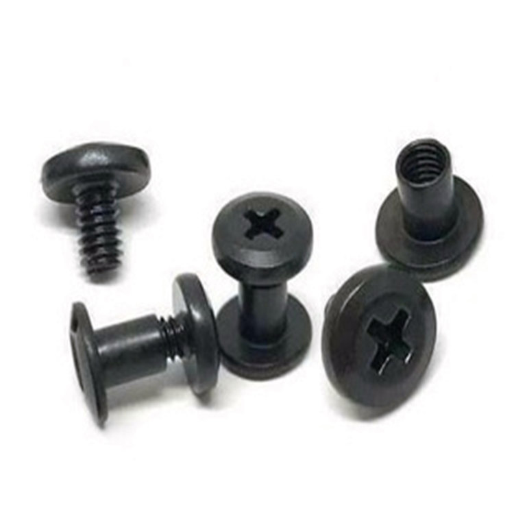 Black Oxide ruostumaton terässarja Kirjansidontapylväs Chicago Screw