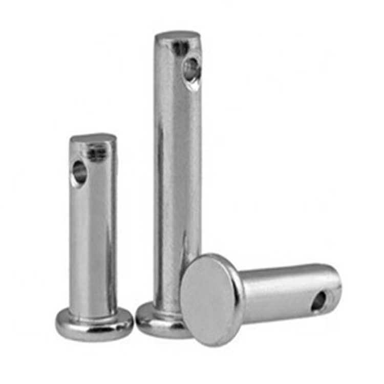 Korkealaatuinen DIN1444 Clevis Pin Flat Head niitti reiällä