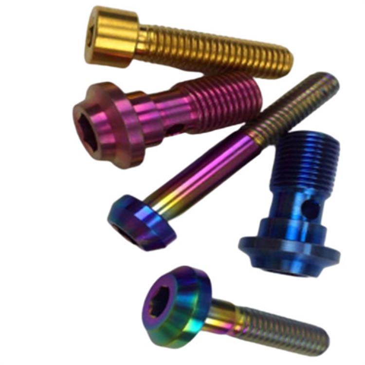 Gr5 Titanium Ti6AL4V pultit ruuvit kiinnikkeet moottoripyöriin