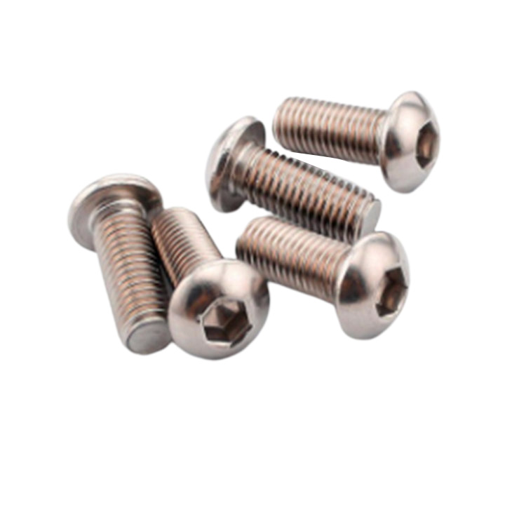 Hot Sale ruostumattomasta teräksestä valmistettu 18-8 Hex Socket Pan painikepään koneruuvi