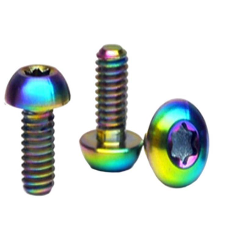 M3 M4 M5 M6 M8 M10 GR2 GR5 torx pää polkupyörän titaaniruuvit