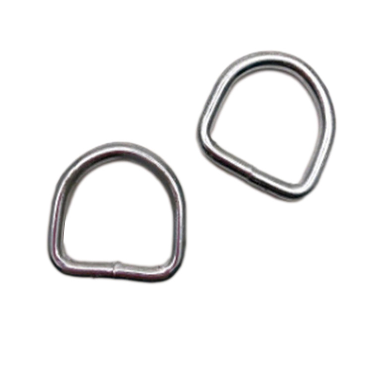Sähkösinkitty tukku 6X40mm metalli D-rengas matkatavaroihin