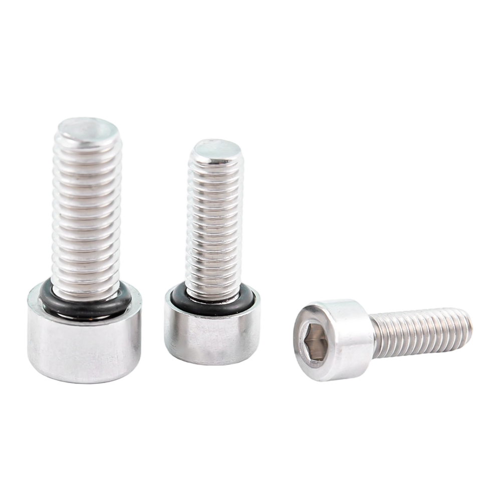 Räätälöidyt ruostumattomasta teräksestä valmistetut kuusiokantaiset O-renkaiset vedenpitävät ruuvit