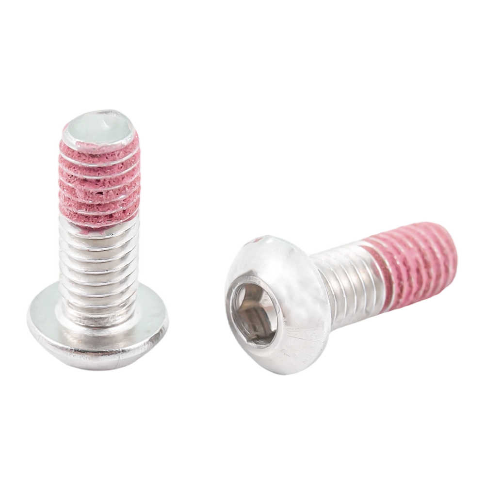 Ruostumattomasta teräksestä valmistetut nappipäät nailoniset patch-ruuvit löystymistä estävät ruuvit