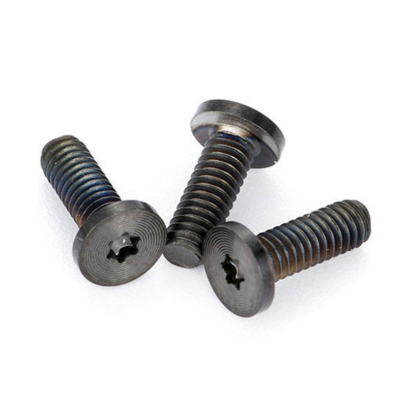 CD-kuvioiset litteät torx-mustat PVD-ruuvit