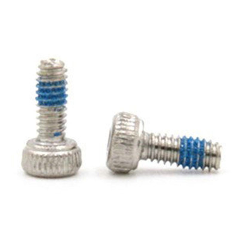 M3X8mm kuppikantainen kuusiokantaruuvi nailonlapalla