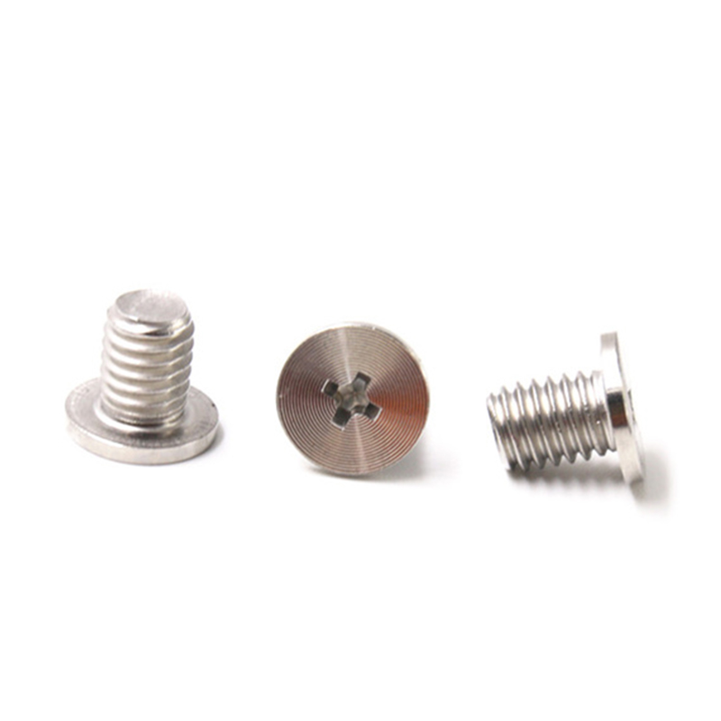 CNC litteä ohut pää risti 304 ruostumatonta terästä CD kuvio ruuvi CNC litteä ohut pää risti 304 ruostumatonta terästä CD kuvio ruuvi