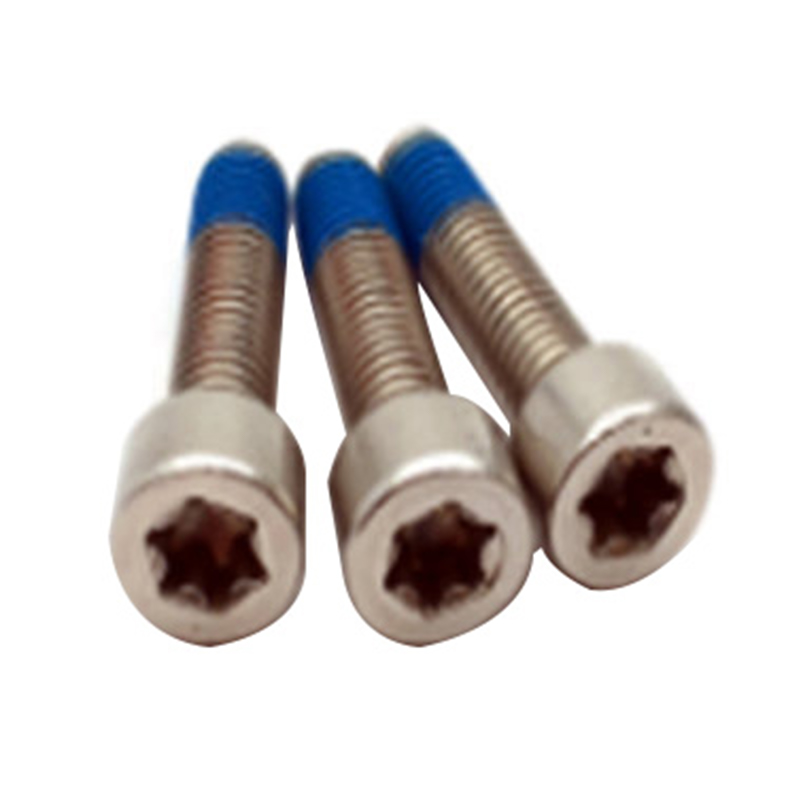 ISO14579 uusi muotoilu m6 torx tapilla nylonpinnoitettu lääketieteellinen ruuvi