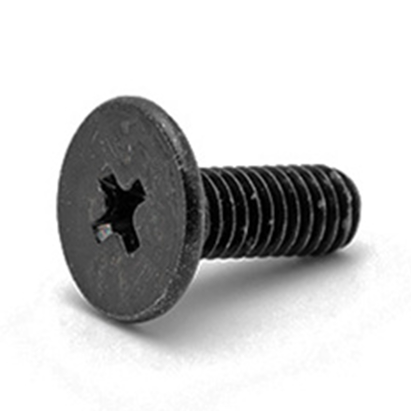 Musta m2 hiiliteräs litteä pää 3mm tietokoneruuvi Musta m2 hiiliteräs litteä pää 3mm tietokoneruuvi