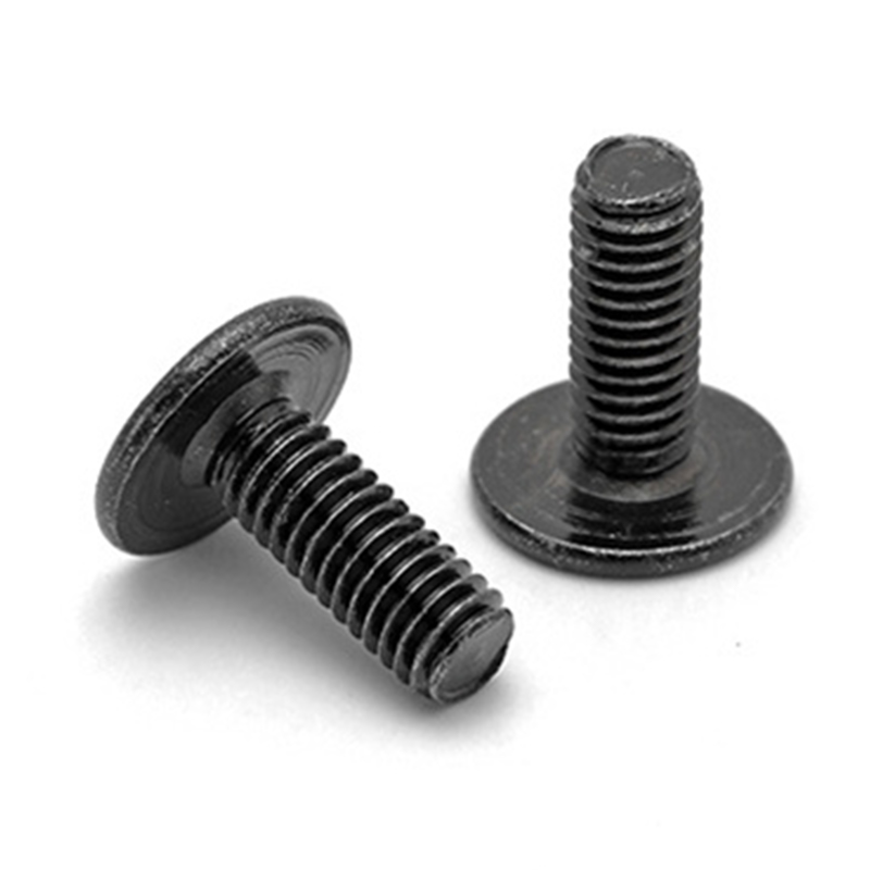 Musta m2 hiiliteräs litteä pää 3mm tietokoneruuvi Musta m2 hiiliteräs litteä pää 3mm tietokoneruuvi