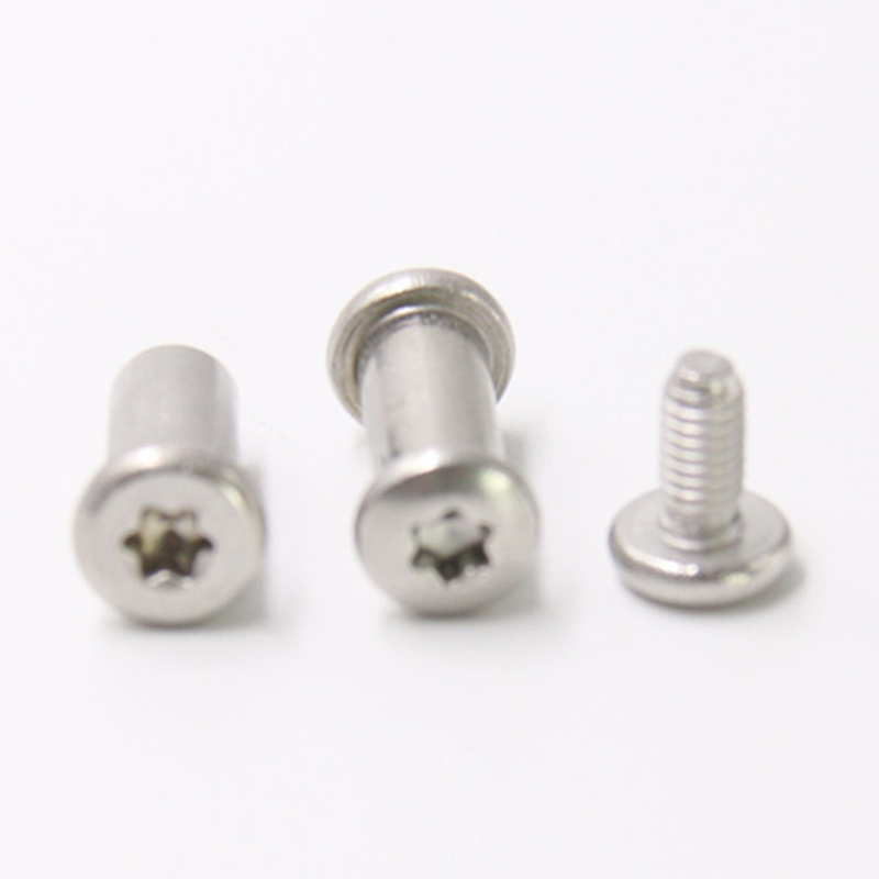 Ruostumattomasta teräksestä valmistettu m3 torx-kantainen uros- ja naarasruuvi veitselle