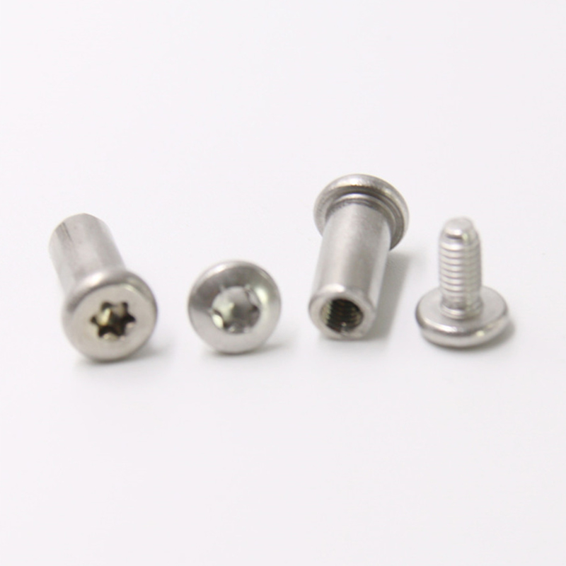 Ruostumattomasta teräksestä valmistettu m3 torx-kantainen uros- ja naarasruuvi veitselle Ruostumattomasta teräksestä valmistettu m3 torx-kantainen uros- ja naarasruuvi veitselle