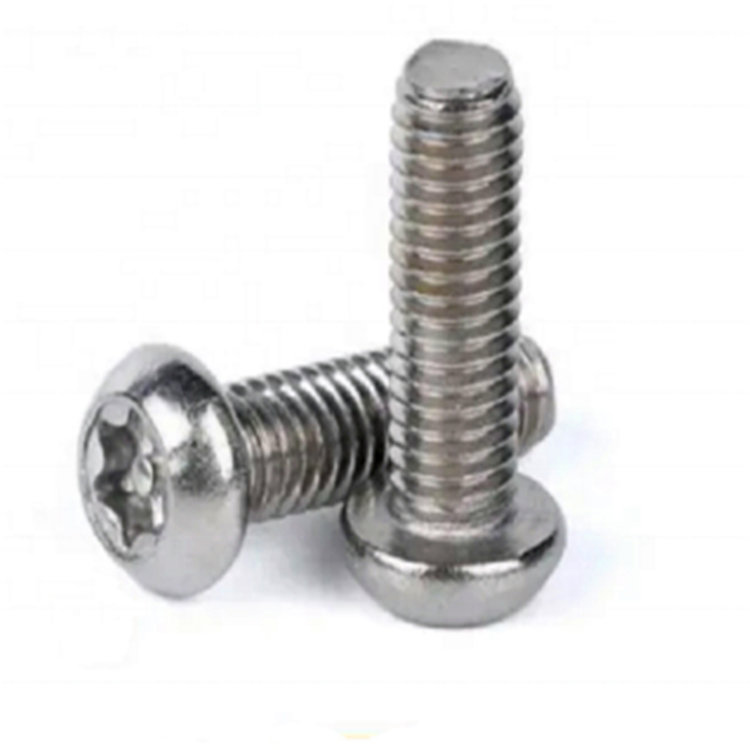ISO7380 nappipään peukalointisuojattu 6-liuskainen pin torx-turvaruuvi ISO7380 nappipään peukalointisuojattu 6-liuskainen pin torx-turvaruuvi